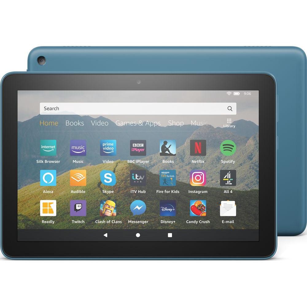 Amazon Fire HD 8 FREE Screen Protector (2GB RAM) / HD 8 Plus (3GB RAM) tablet, 8" HD display, 32 GB