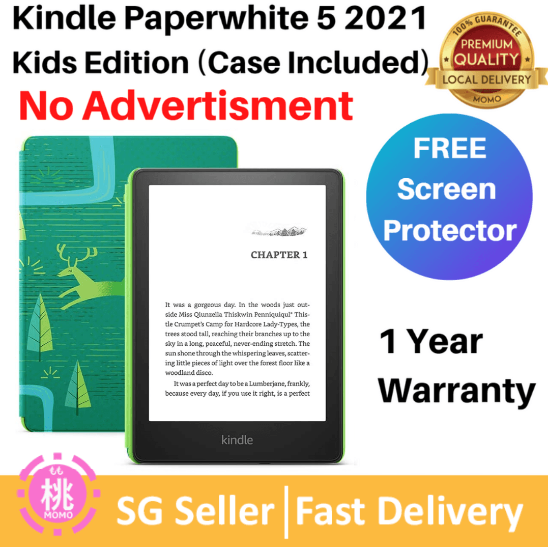 2021 Kindle Paperwhite 8 deals GB with case - 6.8” display and adjustable warm light