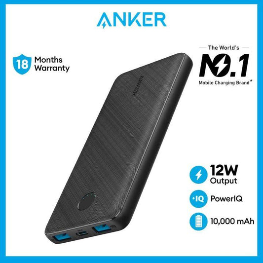 Anker's PowerCore Slim 10000 High Speed Charging, Compact 10000mAh External Battery - Momo Gadgets