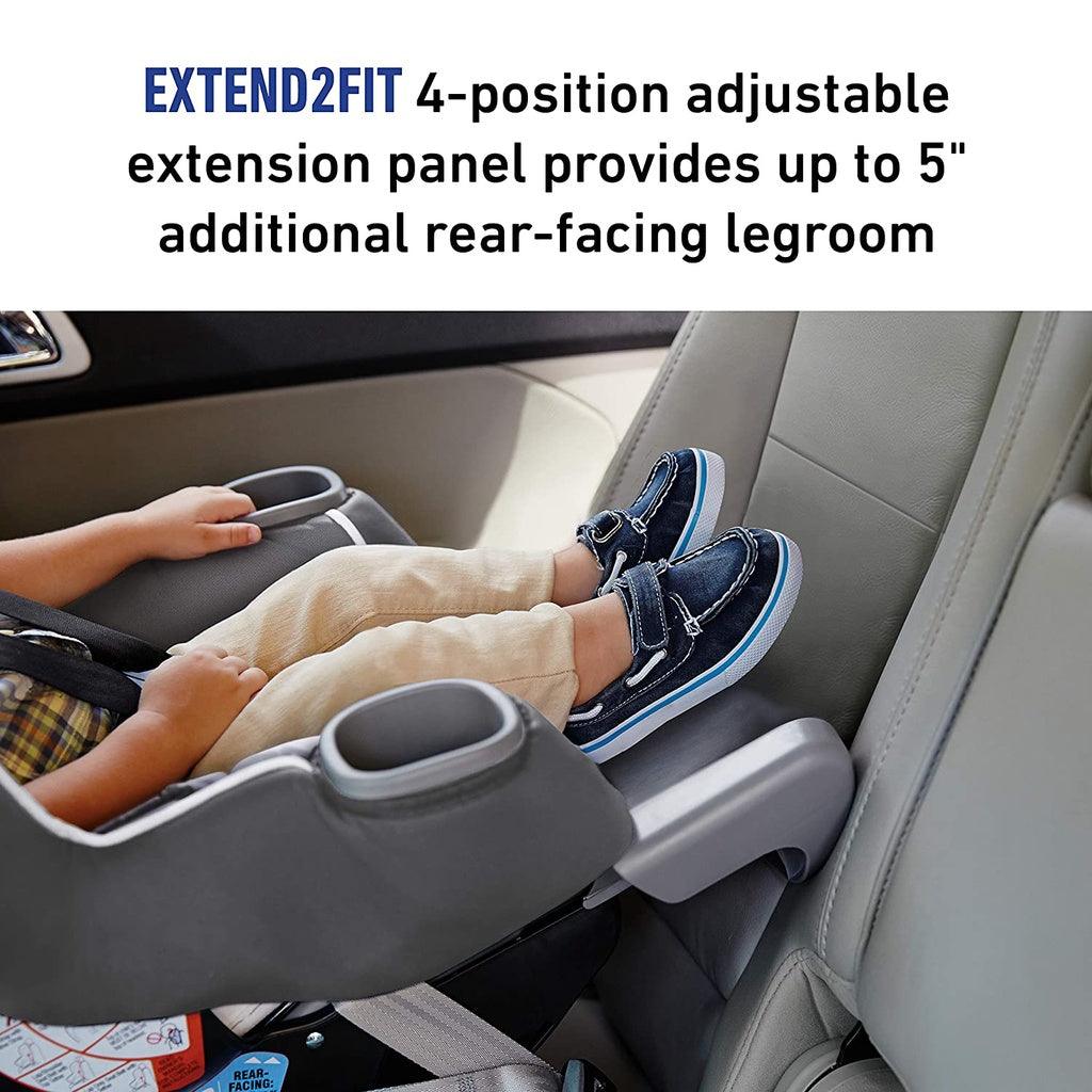 Graco Extend2Fit Convertible Car Seat, Rear Facing, Forward Facing