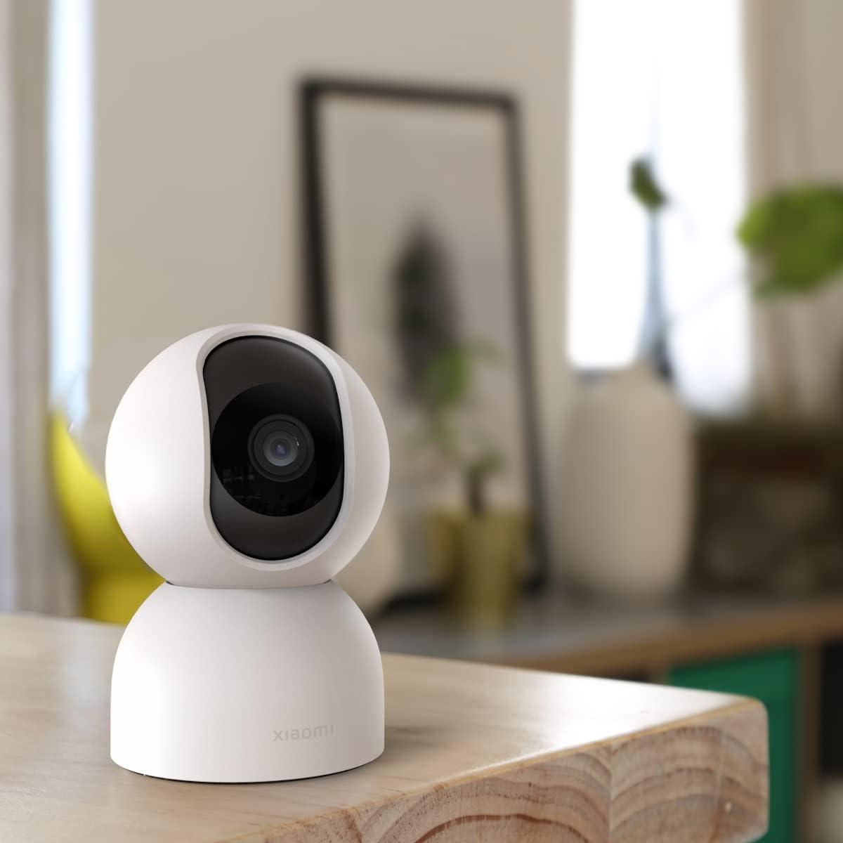 Xiaomi Smart Camera C400, 4MP, 360° Rotation, AI Human Detection, 2.4GHz / 5GHz Wi-Fi Support, White