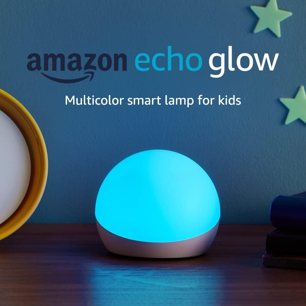 Echo Glow - Multicolor Smart Lamp for Kids – Requires compatible Alexa device - Momo Gadgets