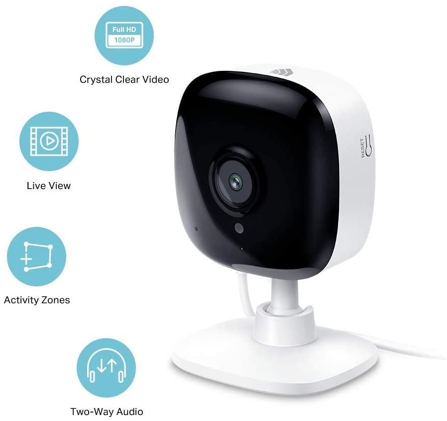 Kasa Indoor Smart Home Camera by TP-Link, 2k or 1080P HD Security Camera wireless 2.4GHz with Night Vision