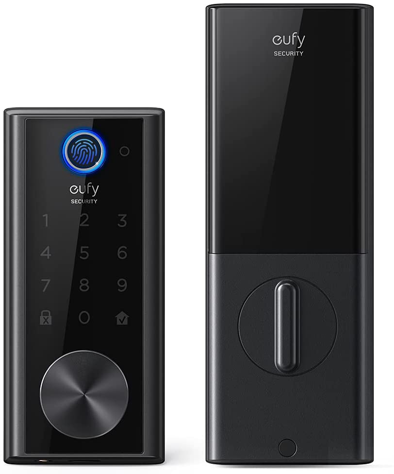 eufy Security Smart Lock Touch, Remotely Control with Wi-Fi Bridge, Fingerprint Keyless Entry Door Lock