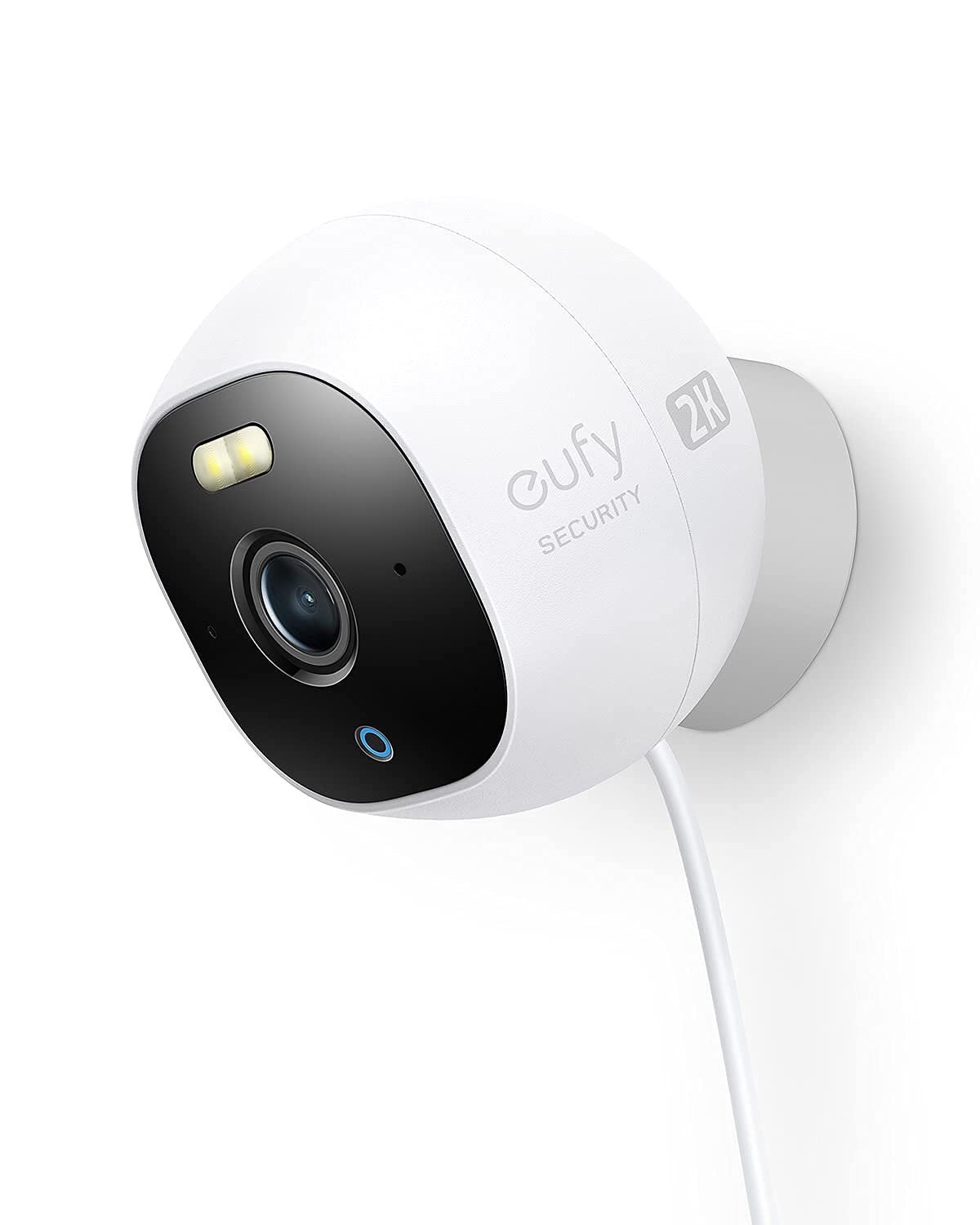 eufy Security Solo OutdoorCam C24 2K Resolution or C22 1080P, Outdoor Security Camera, Spotlight, Wired