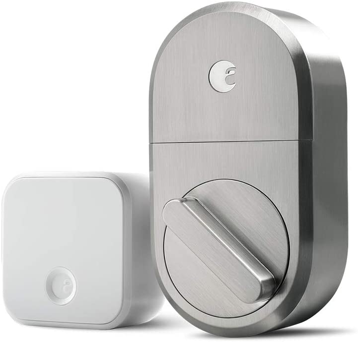 August Smart Lock - Keyless Home Entry with Your Smartphone - Silver