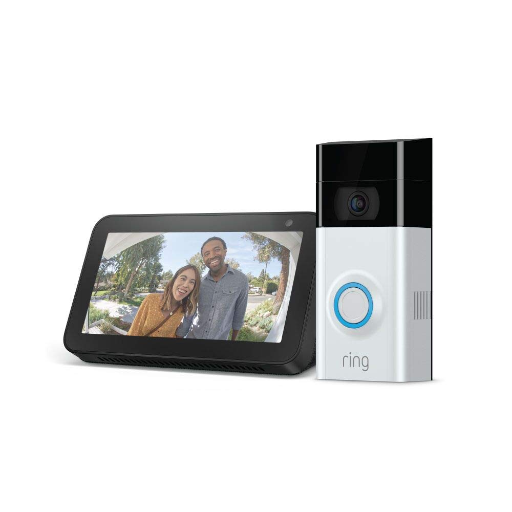 Ring Video Doorbell 2 – Upgraded Version 2021– Battery or wired 1080p HD video