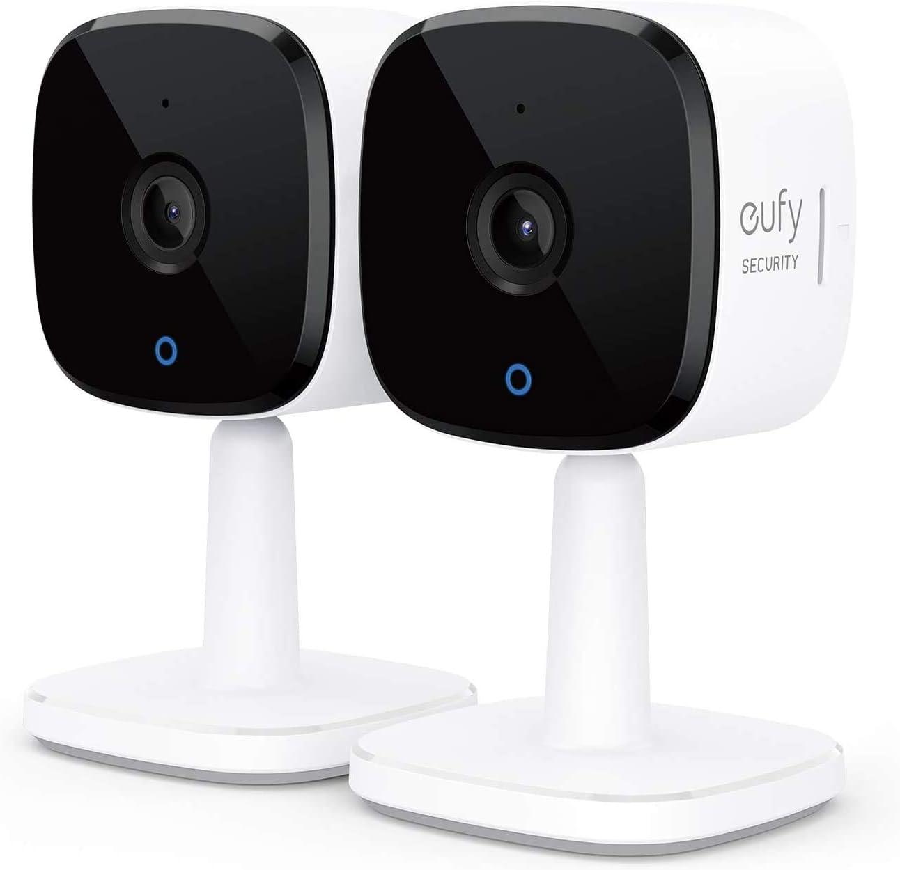 eufy Security 2K Indoor Cam, Wired Security Indoor Camera with Wi-Fi,Works with Voice Assistants, Night Vision - Momo Gadgets