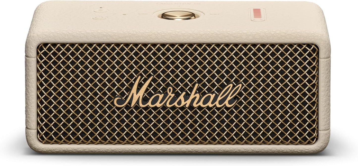 Marshall Emberton III / Emberton II / Emberton I Bluetooth Portable Speaker - Black & Brass