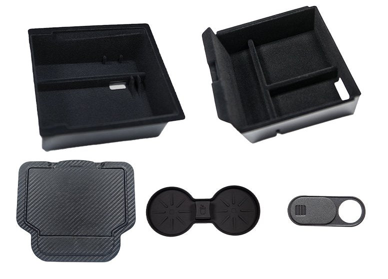 5 Pc Center Console Organizer Tray for 2025-2026 Tesla Model Y Juniper Accessories