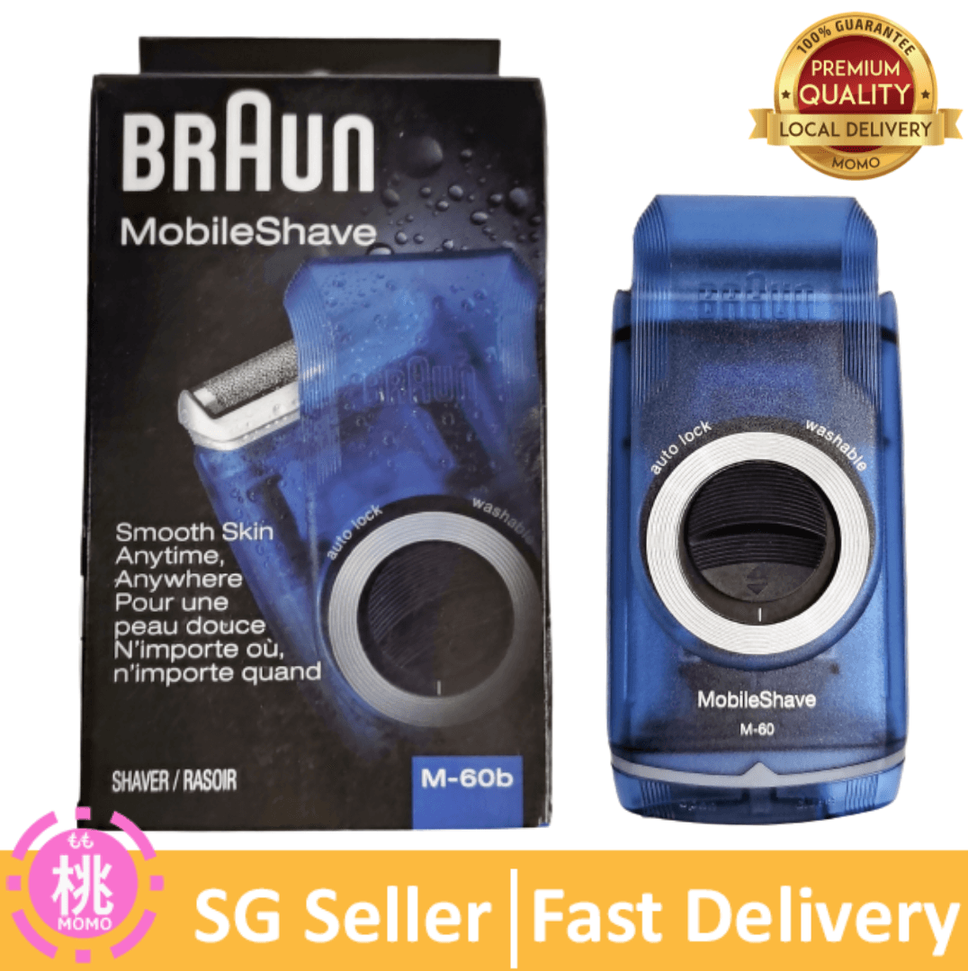 Braun M90 / M60 Mobile Shaver for Precision Trimming, Great for Travel