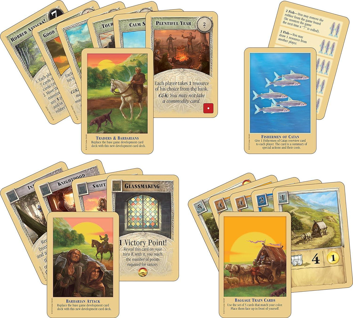 CATAN Traders & Barbarians Board Game EXPANSION/EXTENSION - Customize Your CATAN Experience!