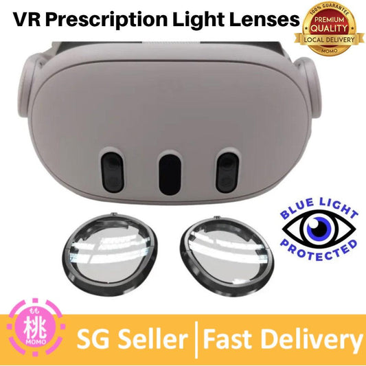 [SG Seller] Meta Quest 3 VR Prescription Lenses Anti Blue Light Lenses Virtual Reality Magnetic Inserts Accessories for Myopia, Hyperopia and Astigmatism