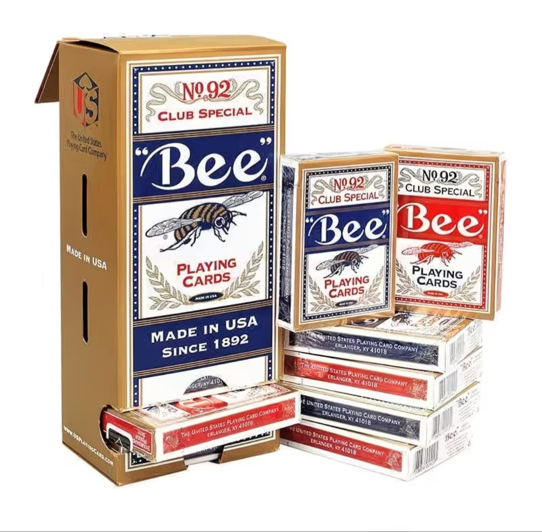 Bee Gold Standard Premium Poker Playing Cards, Standard Index Card Decks