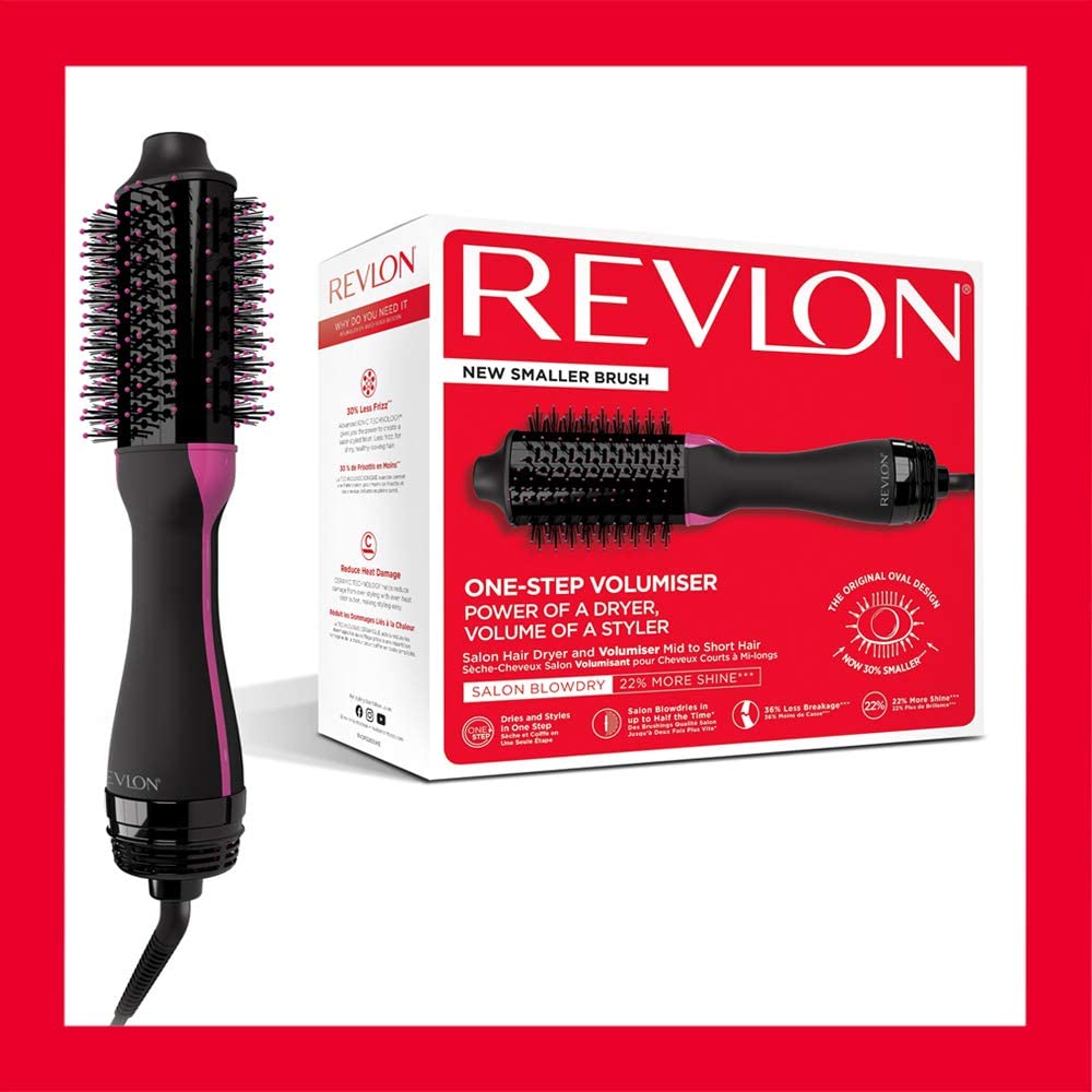 Revlon Salon One Step Hair Dryer and Volumiser Case option (One-Step, dry and style, 2-in-1 styling tool)