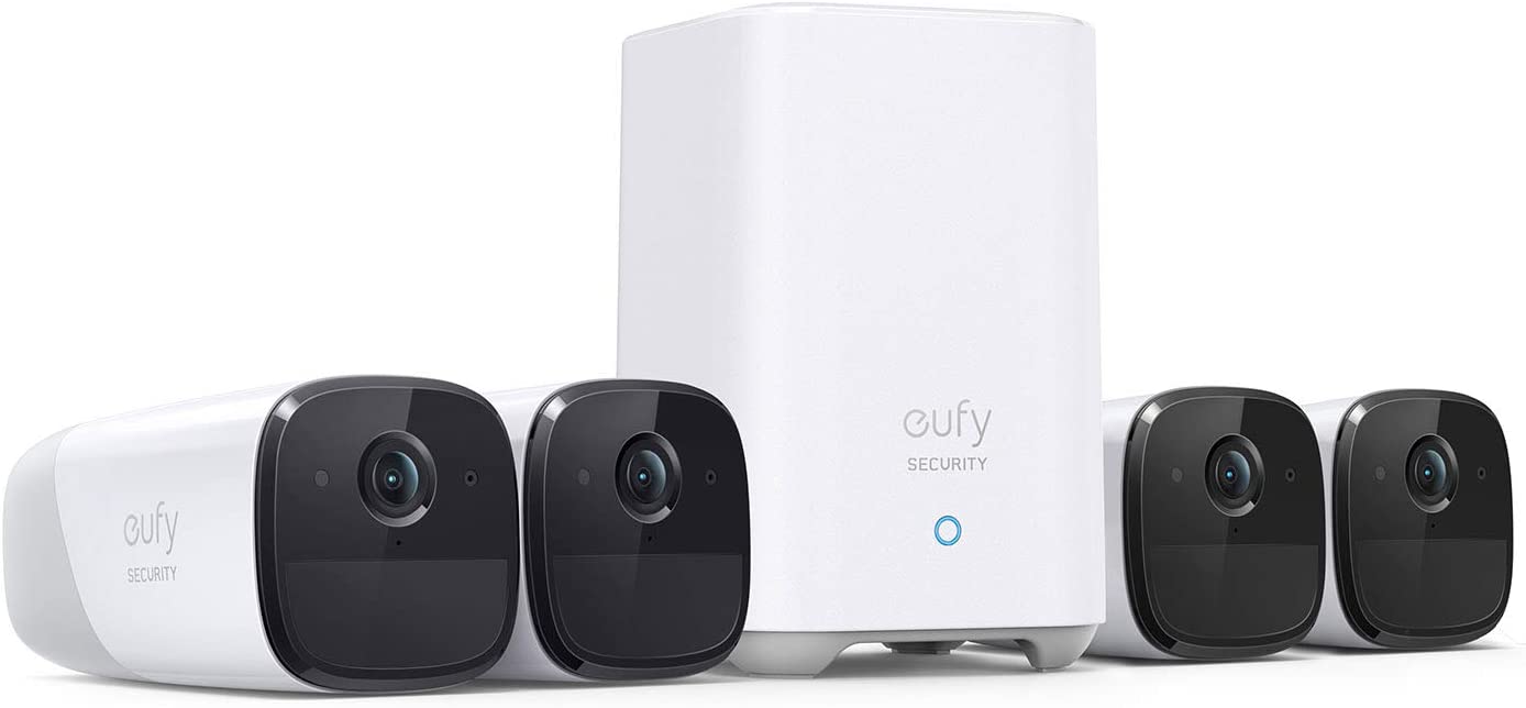 eufy Security, eufyCam 2 Pro Wireless Home Security Camera System, 365-Day Battery Life, 2K Resolution, Night Vision