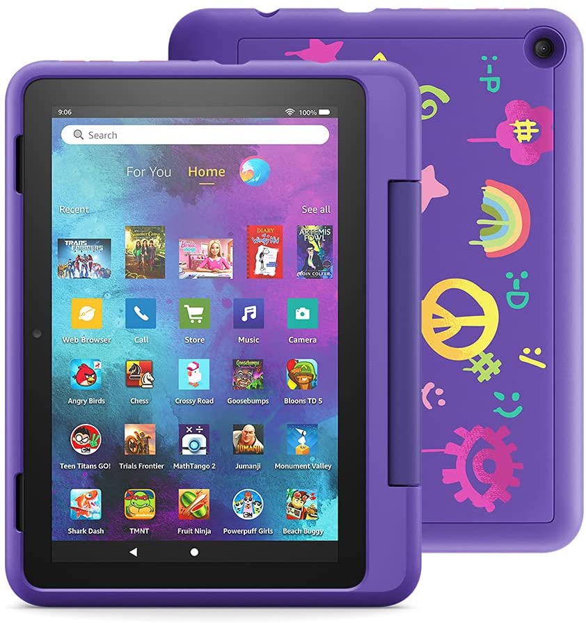 Fire HD 8 / 8 Pro Kids Edition tablet, release 8" HD display, 32 GB, Kid-Proof Case with build-in stand