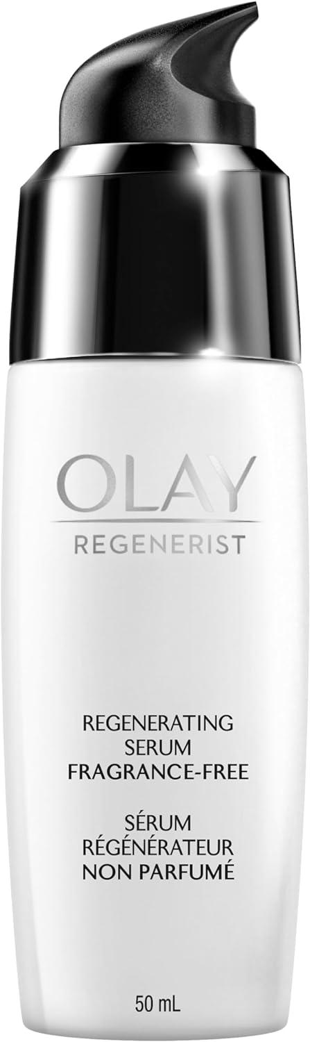 Olay Regenerist Anti Ageing Daily Regenerating Serum, Ultra-Lighweight, Smooths The Look of Wrinkles, Fragrance Free 50 ml