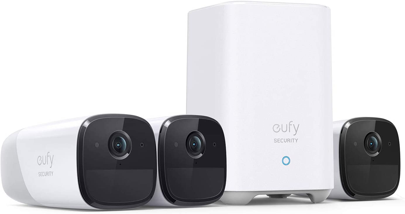 eufy Security, eufyCam 2 Pro Wireless Home Security Camera System, 365-Day Battery Life, 2K Resolution, Night Vision