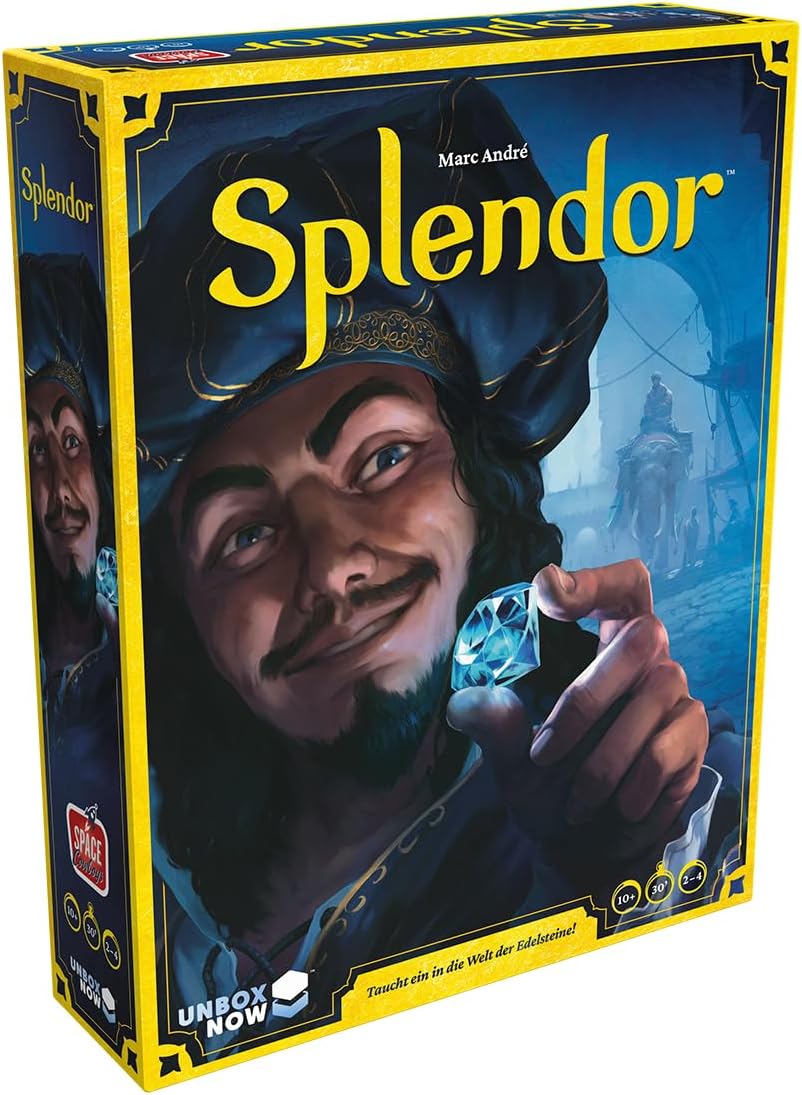 Splendor - Marc Andre The Greatest Gemstone / Space Cowboys Splendor Duel Board Game by Asmodee