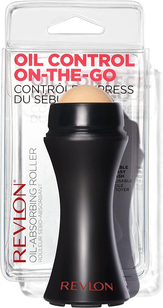 Face Roller by Revlon, Oily Skin Control for Face Makeup, Oil Absorbing, Volcanic Reusable Facial Skincare Tool