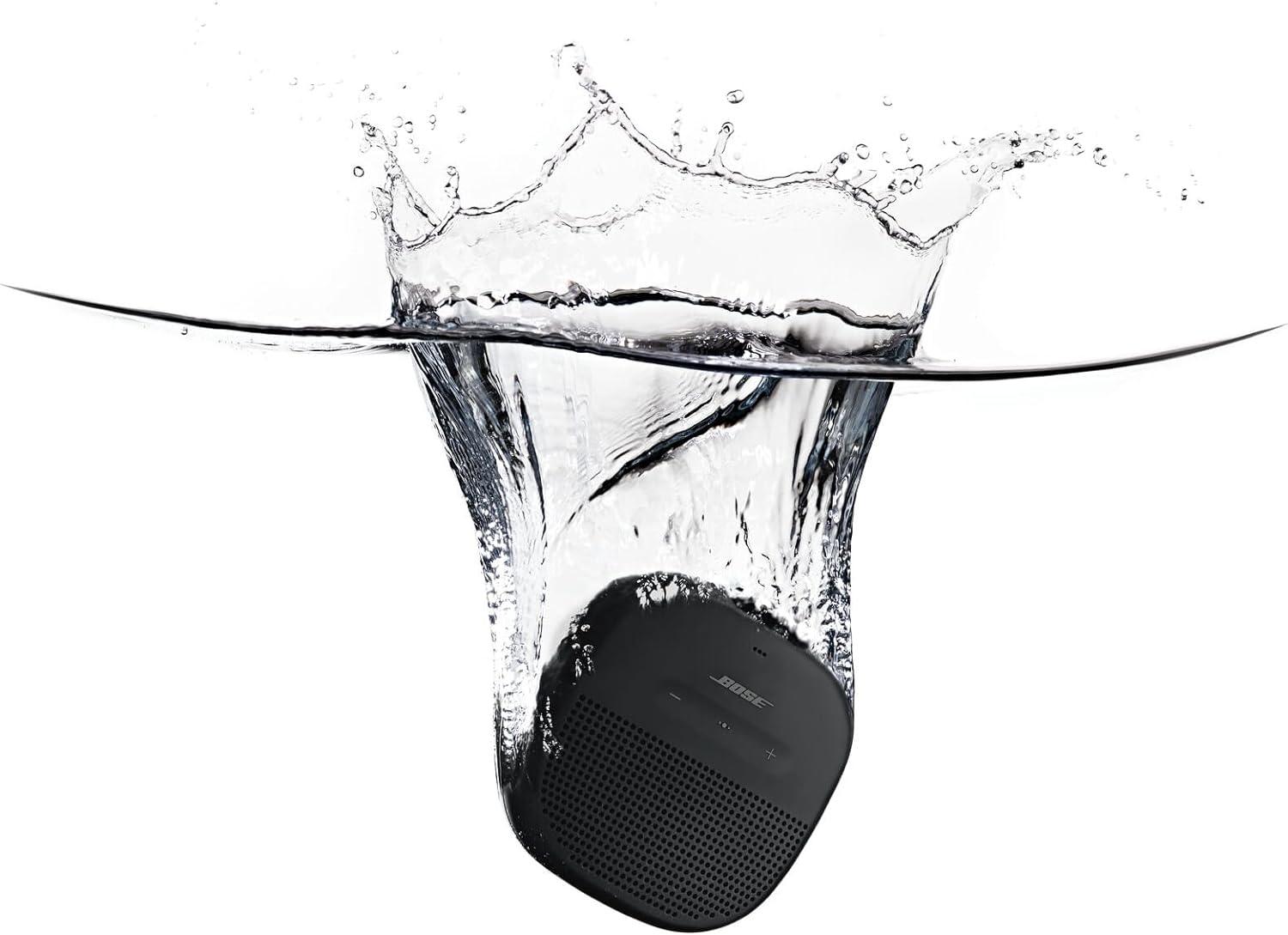 Bose SoundLink Micro Bluetooth Speaker: Small Portable Waterproof Speaker with Microphone, Black - Momo Gadgets