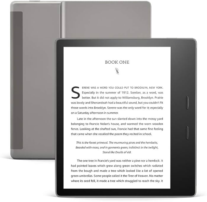 Kindle Oasis 3 - No Advertisment, FREE Screen Protector, with Warm Light( 10th Gen ) High-Resolution Display
