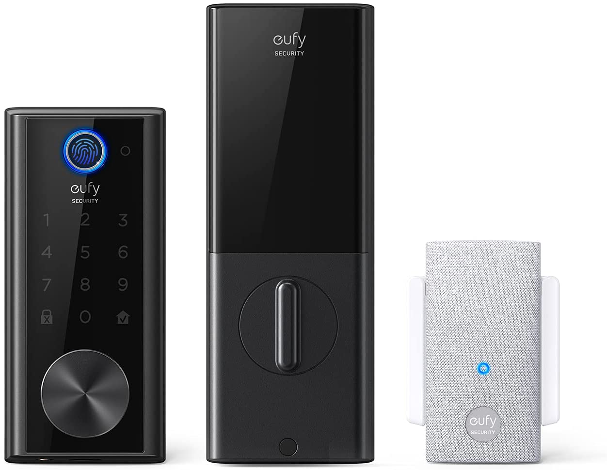 eufy Security Smart Lock Touch, Remotely Control with Wi-Fi Bridge, Fingerprint Keyless Entry Door Lock