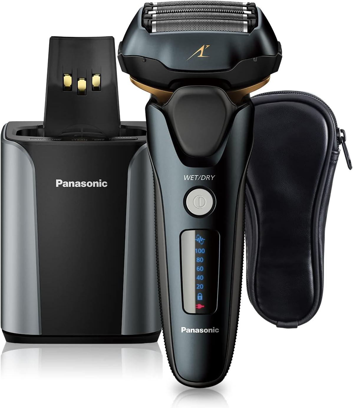 Panasonic Arc5 Electric Razor, Men's 5-Blade Cordless with Shave Sensor Technology and Wet/Dry Convenience - Momo Gadgets