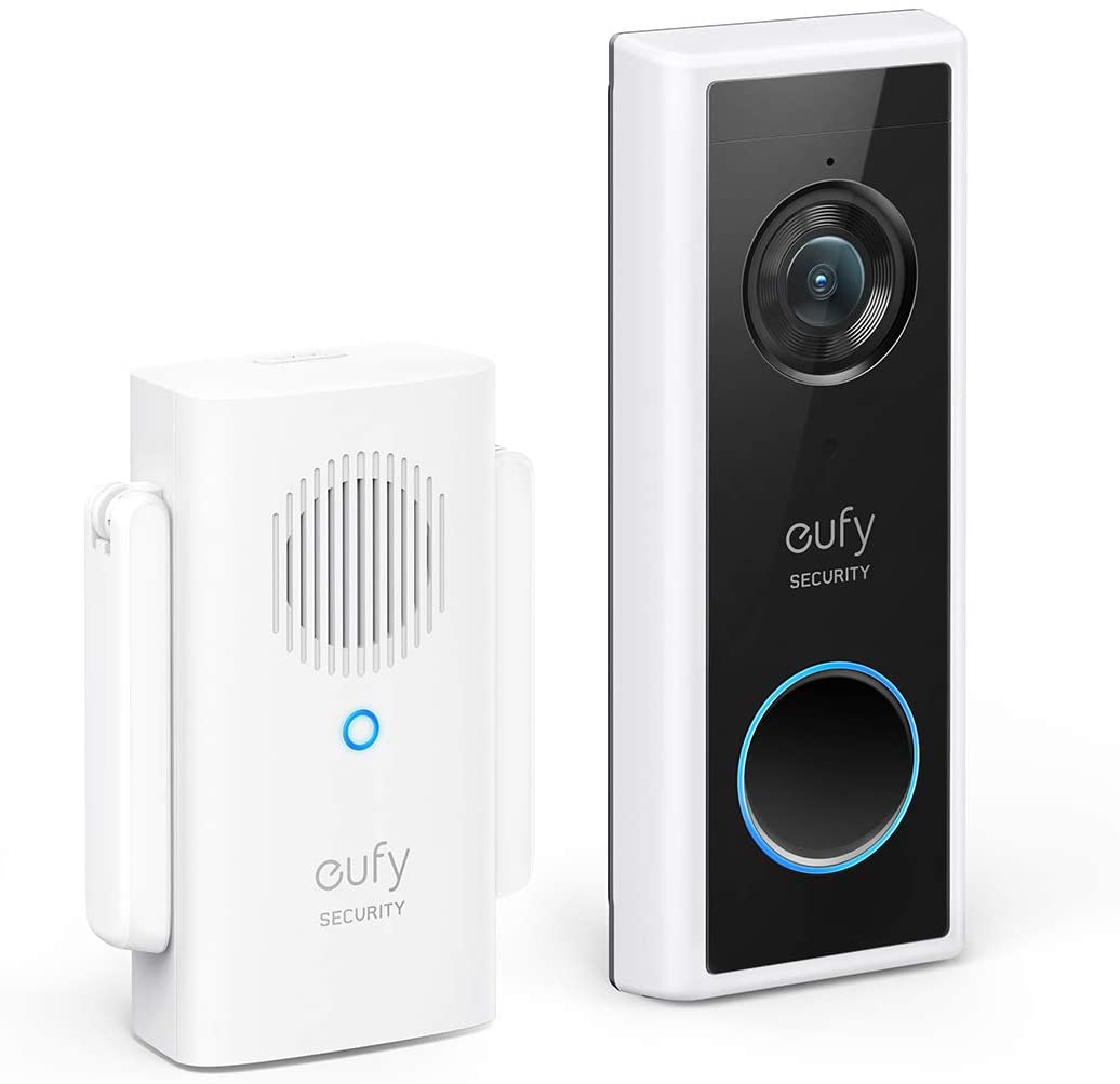 eufy Video Doorbell (Battery-Powered) with Chime, 1080p, 120-Day Battery Life, Easy Installation & Local Storage