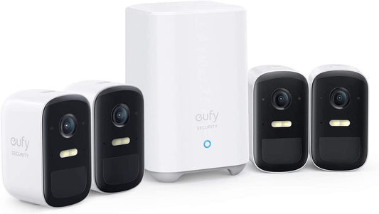 Anker eufy Security, eufyCam 2C Wireless Home Security Camera System, HD 1080p, IP67 Weatherproof, Night Vision