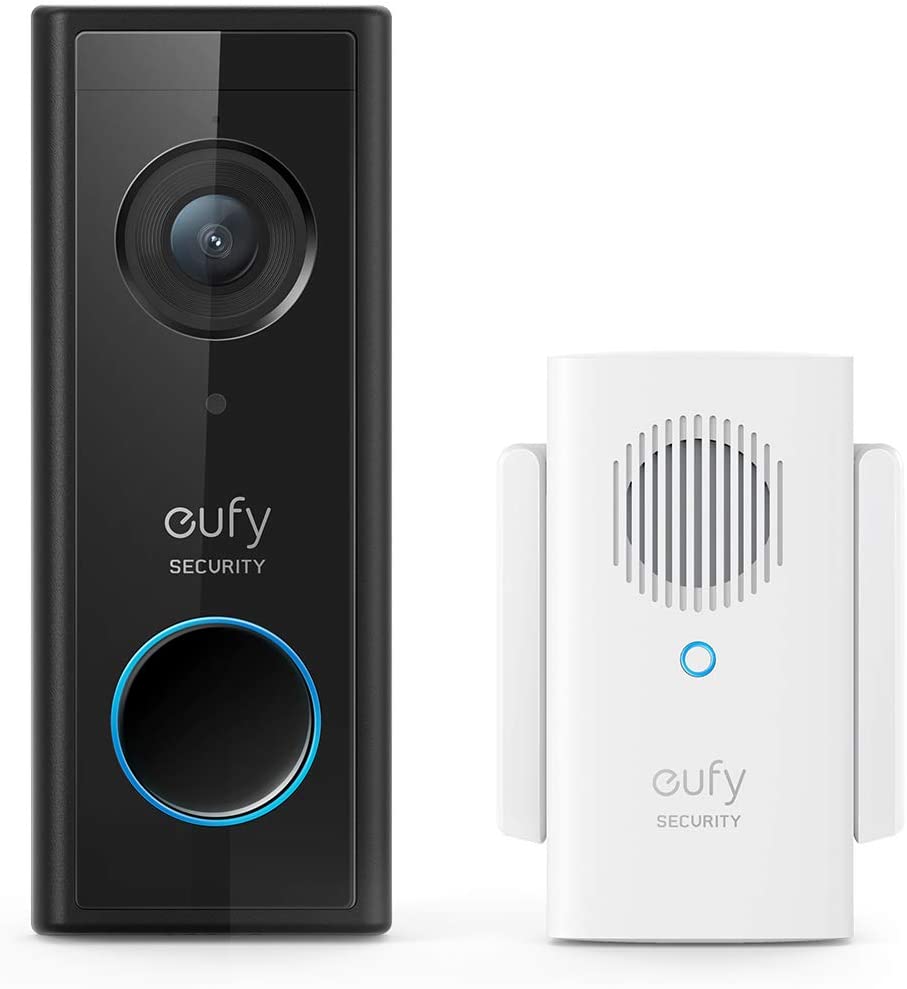 eufy Video Doorbell (Battery-Powered) with Chime, 1080p, 120-Day Battery Life, Easy Installation & Local Storage