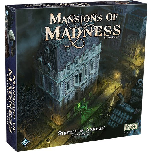 Mansions of Madness Streets of Arkham EXPANSION | Horror Game | Mystery Board Game for Teens and Adults