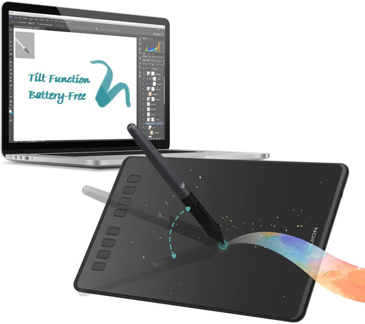 HUION Inspiroy H950P Drawing Tablets Digital Drawing Pad Computer Graphic Tablet with 8 User-Defined Shortcuts