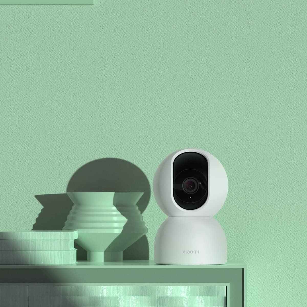 Xiaomi Smart Camera C400, 4MP, 360° Rotation, AI Human Detection, 2.4GHz / 5GHz Wi-Fi Support, White