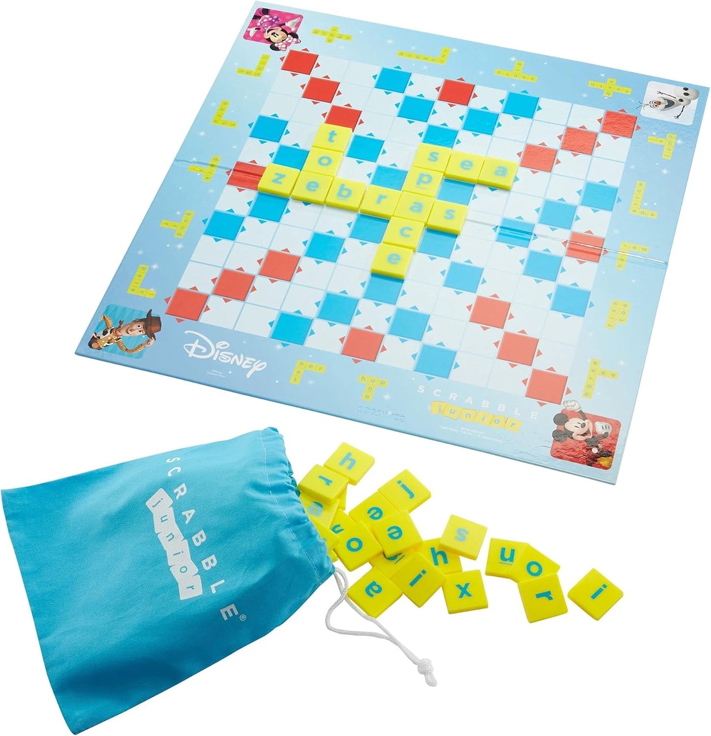 Mattel Games Scrabble Junior/Disney Children Board Game from 6 Years