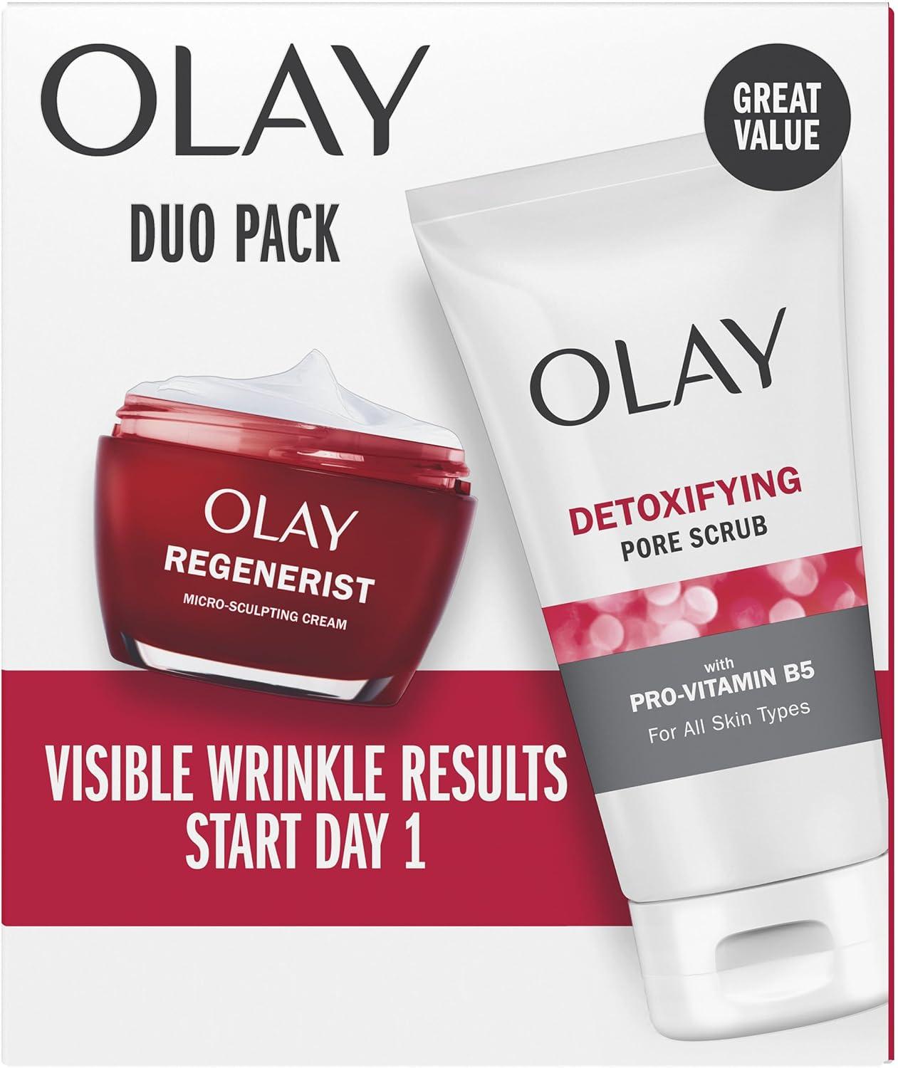 Olay Regenerist Advanced Anti Aging, Duo Pack, Cleanser 150 mL, Moisturizer 50 mL