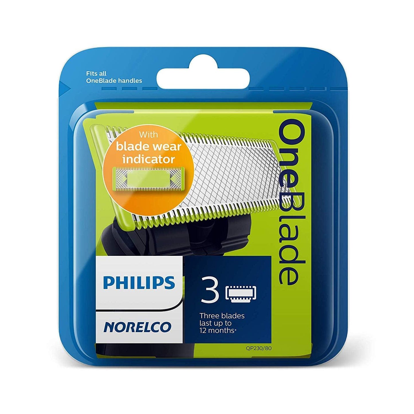 Philips Norelco OneBlade Replacement Blade, Multi,  ( 4 counts, 3 counts and 2 counts option )