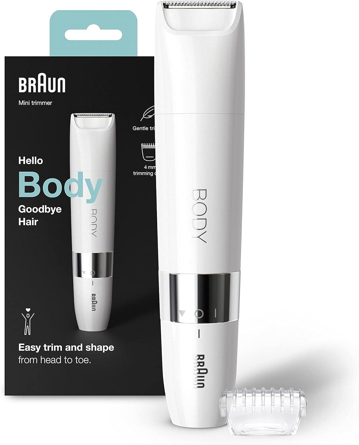 Braun Face Mini Hair Remover, Facial Hair Remover for Women Mini-Sized Design For Portability, FS1000 - Momo Gadgets