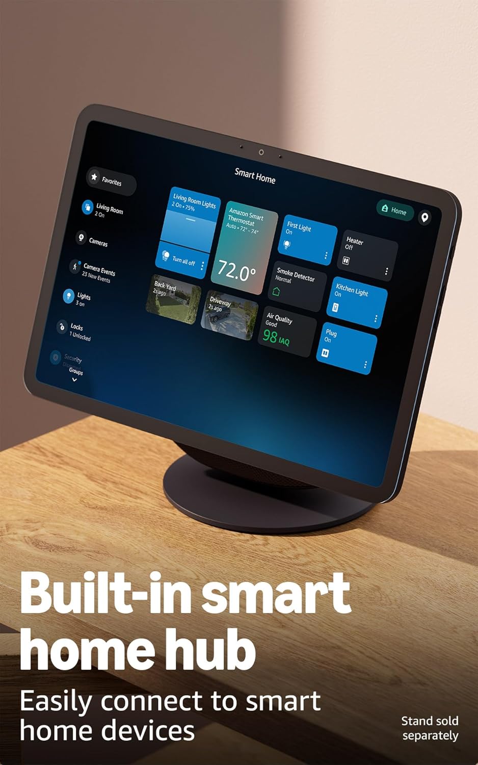 Amazon Echo Show 11 (newest model), Vibrant Full-HD 11" display with more viewing area and spatial audio, with Alexa+ Early Access