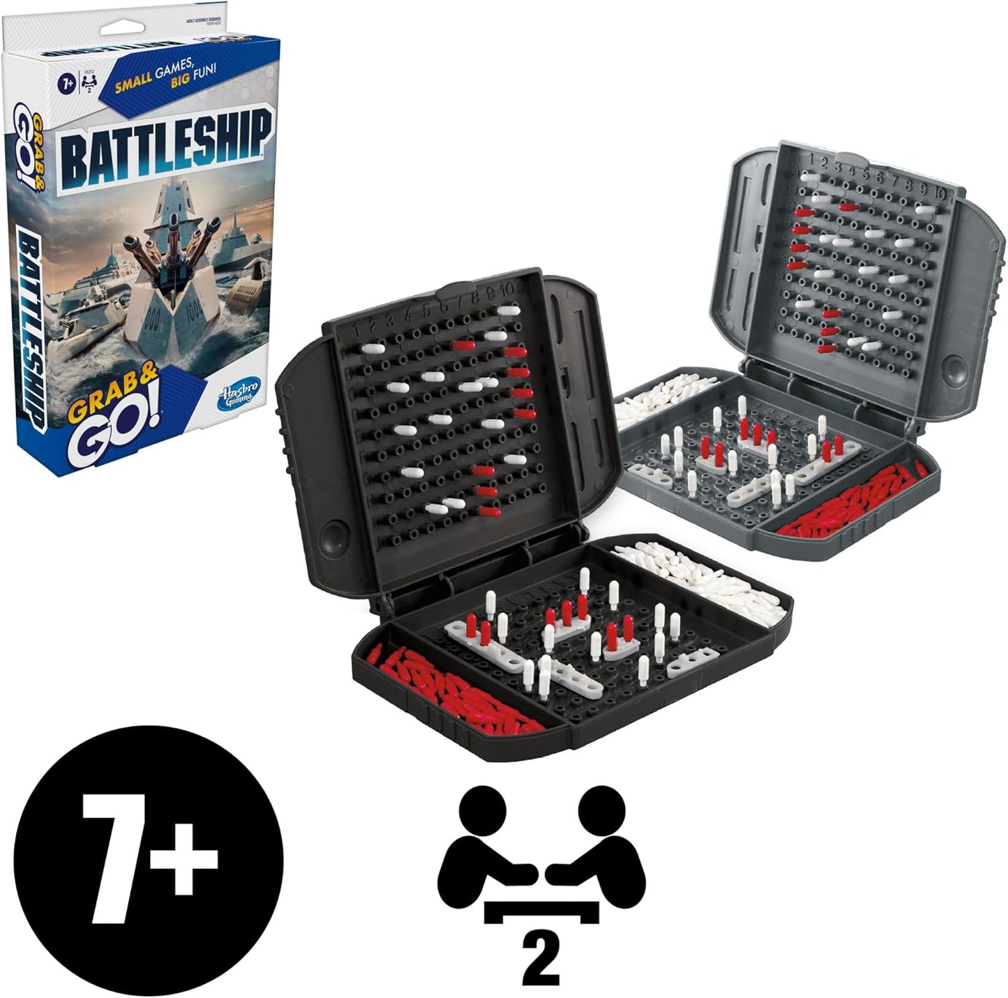 Battleship Grab and Go Game (Travel Size)