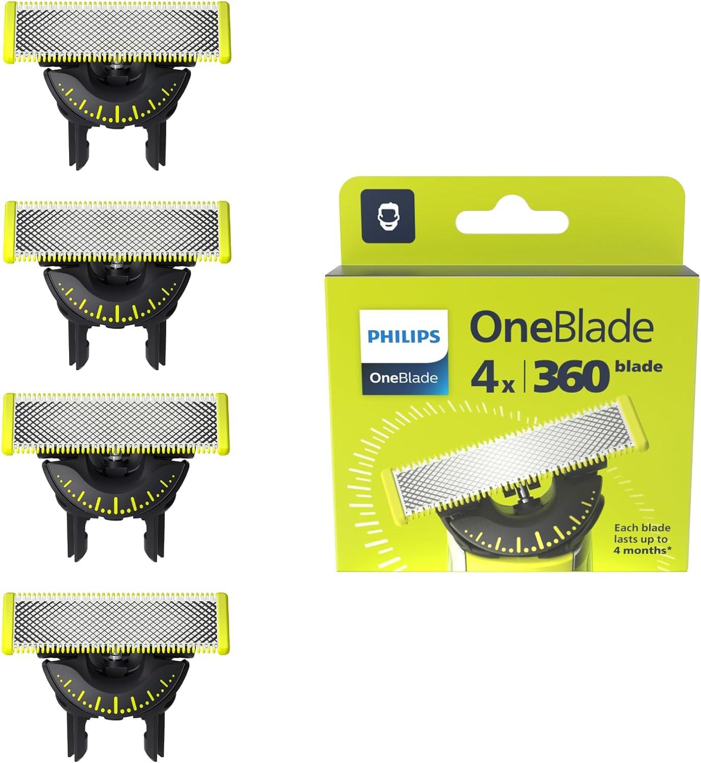 Philips Norelco OneBlade Replacement Blade, Multi,  ( 4 counts, 3 counts and 2 counts option )