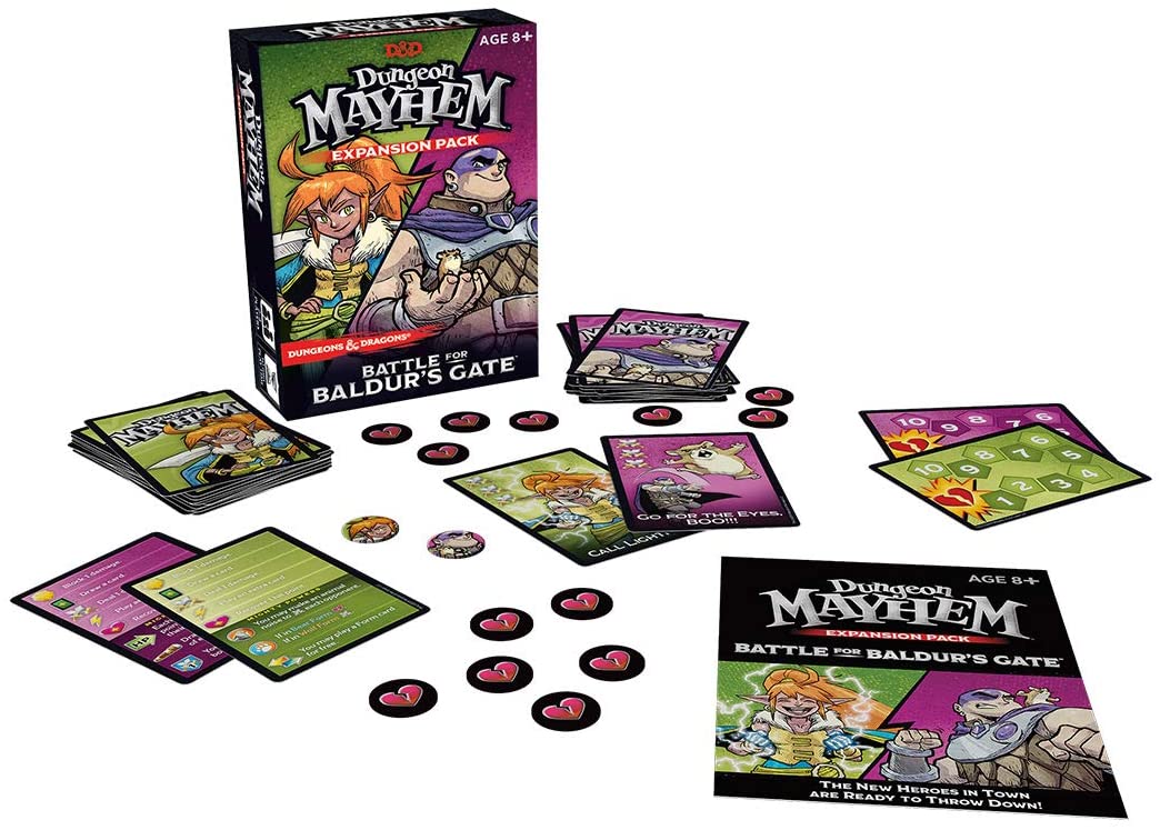 Dungeon Mayhem  Dungeons & Dragons Card Game  2–4 Players, 120 Cards