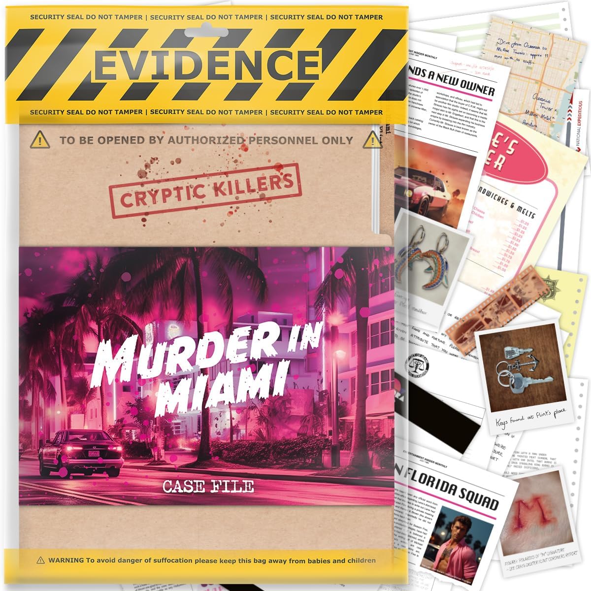 University Games Murder Mystery Party Case Files: Underwood Cellars Unsolved Detective Game Ages 14+