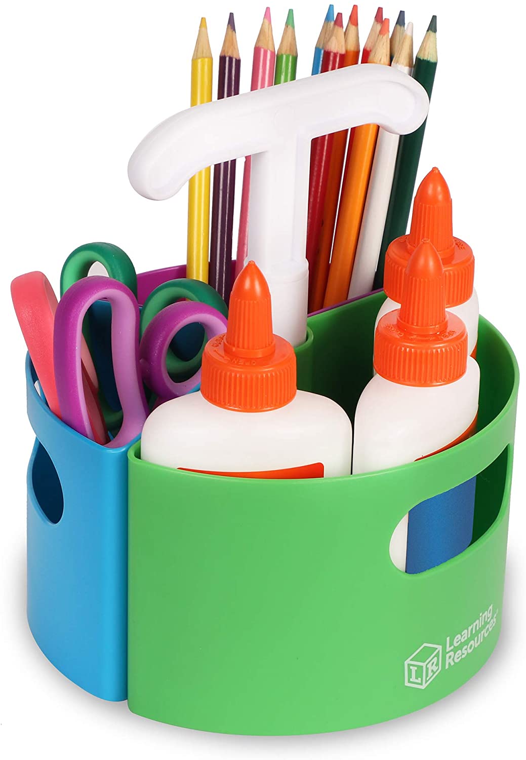 Learning Resources Create a Space Storage Mini Center, Maker Space, Homeschool Accessories, 4 Piece Set