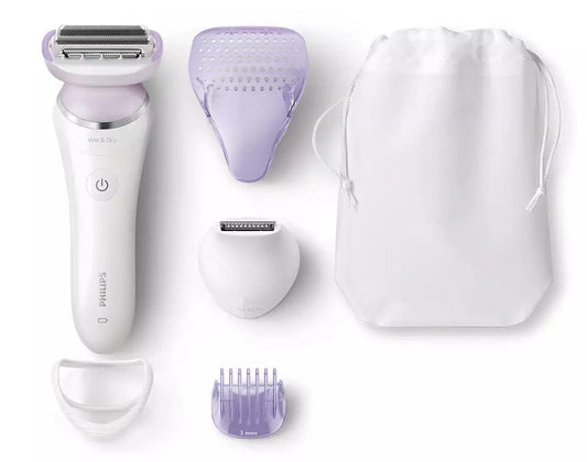 Philips SatinShave Prestige Wet n Dry Electric Lady Shaver with Accessories - BRL170 / BRL 175 Hair Removal