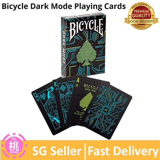 Bicycle Dark Mode Playing Cards, Black