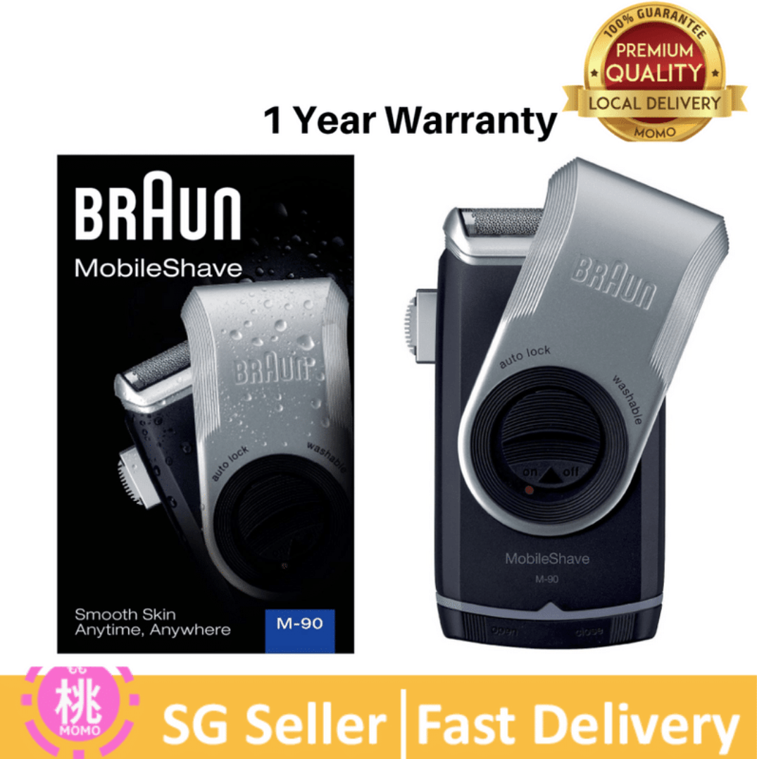 Braun M90 / M60 Mobile Shaver for Precision Trimming, Great for Travel