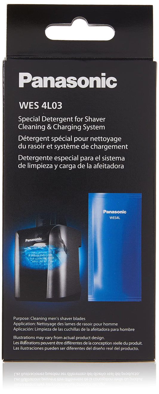 Panasonic Cleaning Solution Refill for Arc 5, Men’s Shaver Automatic Clean and Charge Systems, 3-Pack - WES4L03 - Momo Gadgets