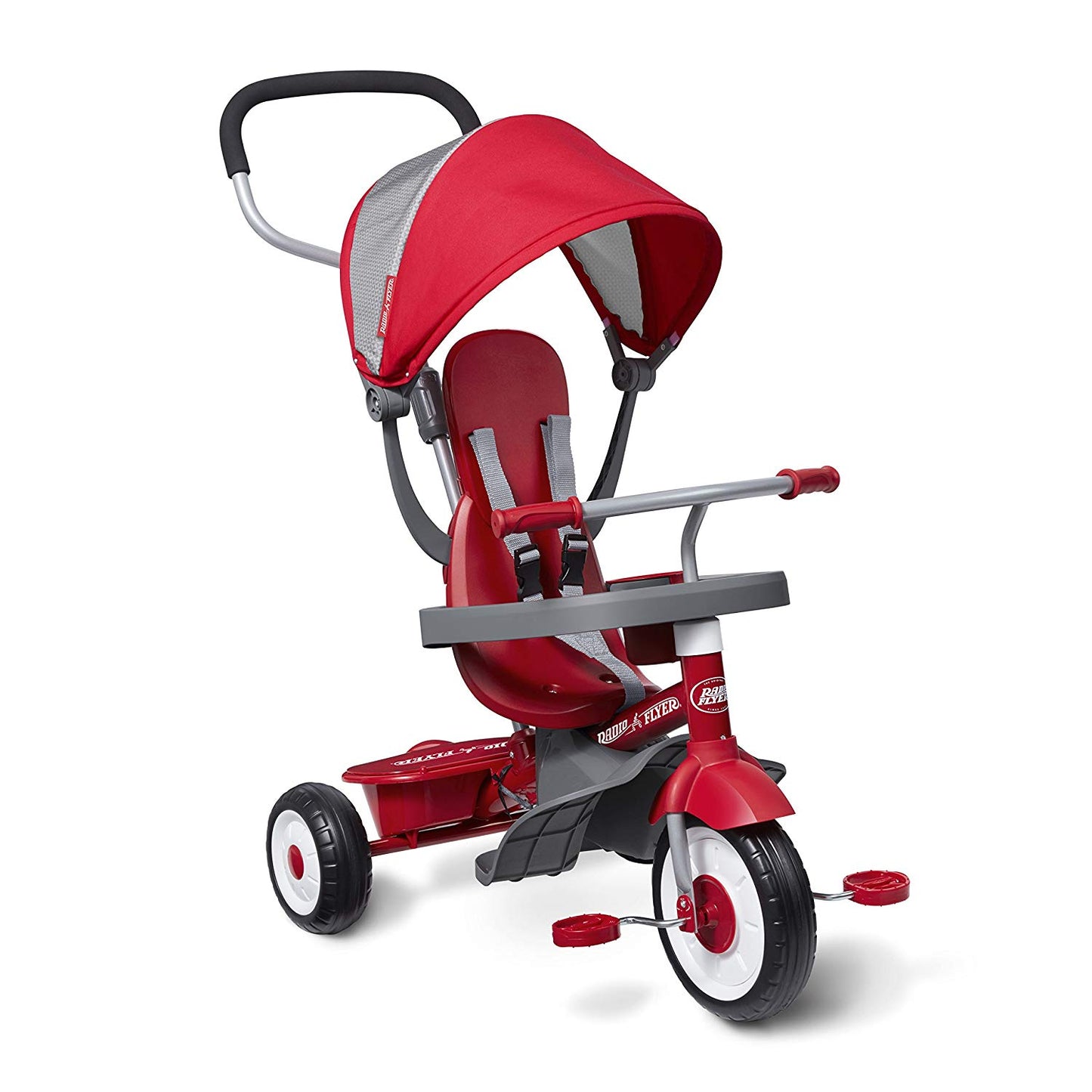 Radio Flyer 4 in 1 baby tricycle for toddler kid children walker